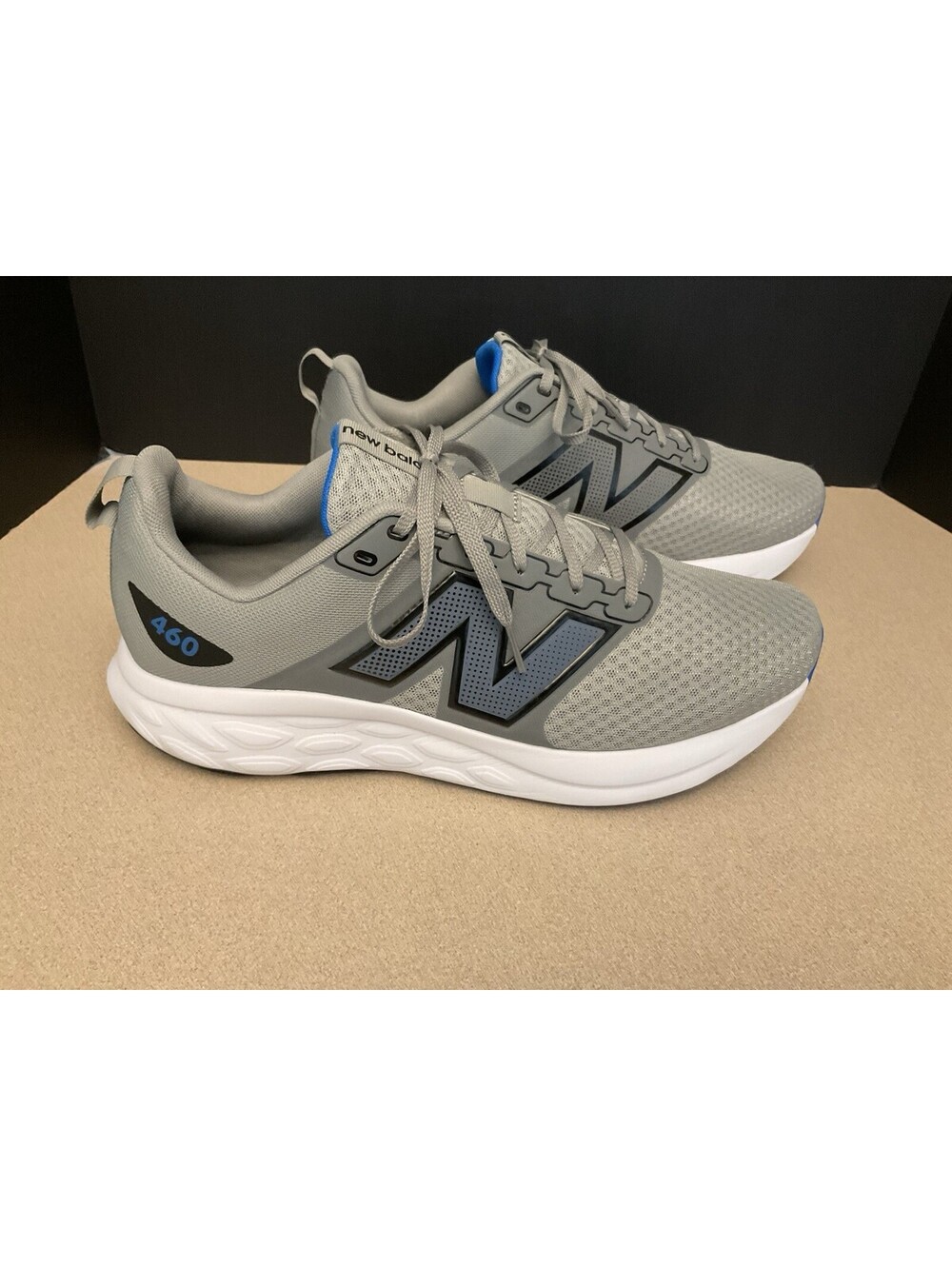Mens New Balance M460LG4 460 v4 Grey/Blue Athletic Shoes. Size 13-4E Wide. Nice!